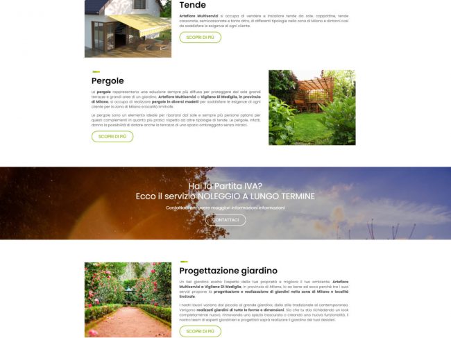 Artefiore Multiservizi – Green & Building Solution – Milano