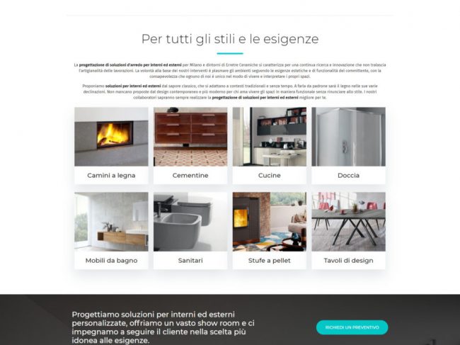 Erretre Ceramiche – Progettazione soluzioni per interni ed esterni Milano