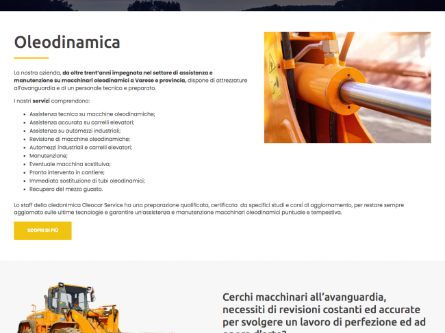 Oleocar Service – Assistenza e manutenzione macchinari oleodinamici – Varese