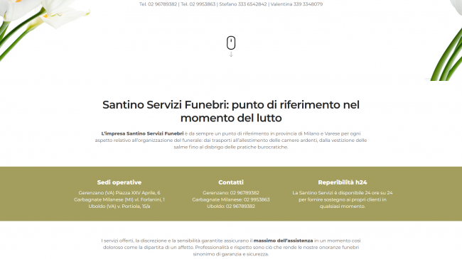 Onoranze Funebri Santino: servizi funebri personalizzati