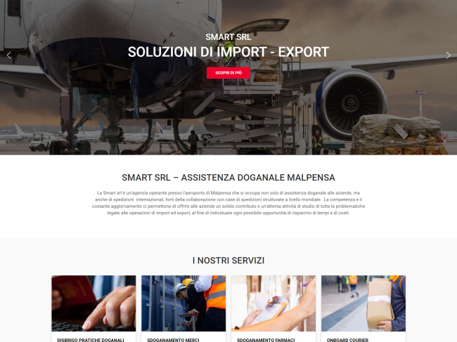Smart srl: assistenza per operazioni import ed export a Malpensa