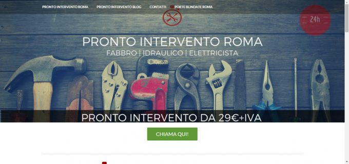 Pronto Intervento Roma &#8211; 24h su 24 &#8211; Fabbro Idraulico Elettricista