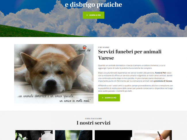 Funeral Pet: organizzazione di funerali per animali domestici