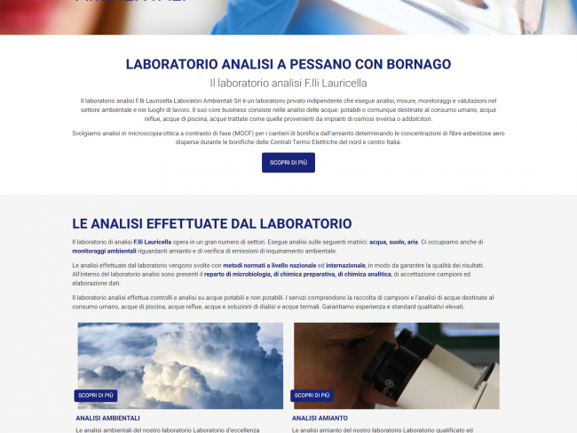 Analisi precise e standard qualitativi elevati: Laboratorio Lauricella