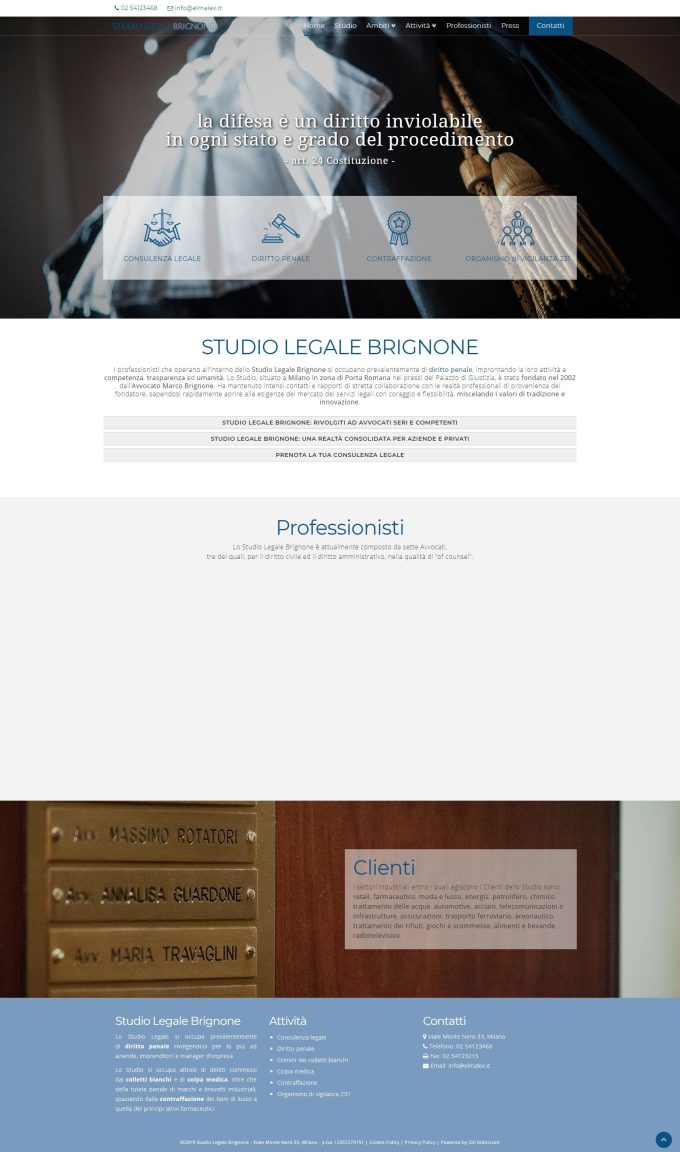 Studio Legale Brignone &#8211; Milano