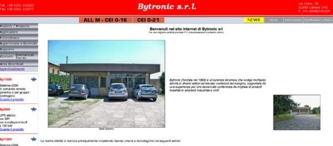 Bytronic s.r.l &#8211; Sistemi e componenti per impianti industriali e civili