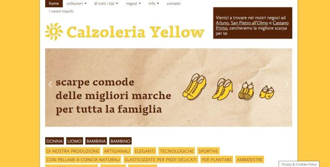 Calzoleria Yellow &#8211; Scarpe artigianali donna, uomo, bambini