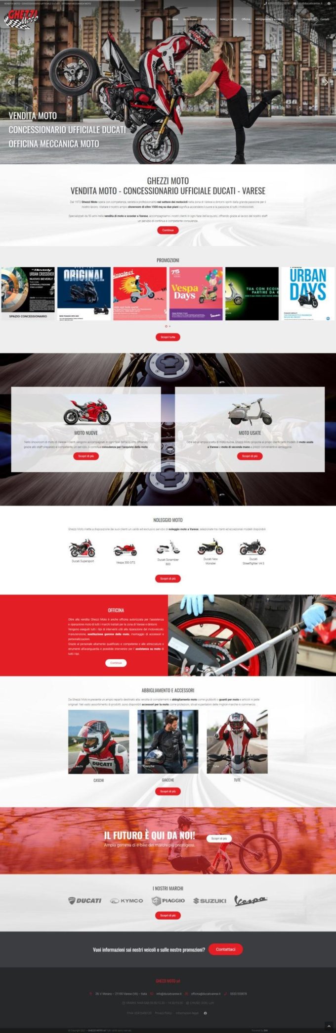 Ghezzi Moto &#8211; Concessionario ufficiale Ducati Varese