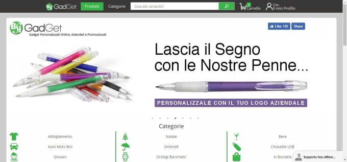 BSI Gadget – Gadget personalizzati on-line