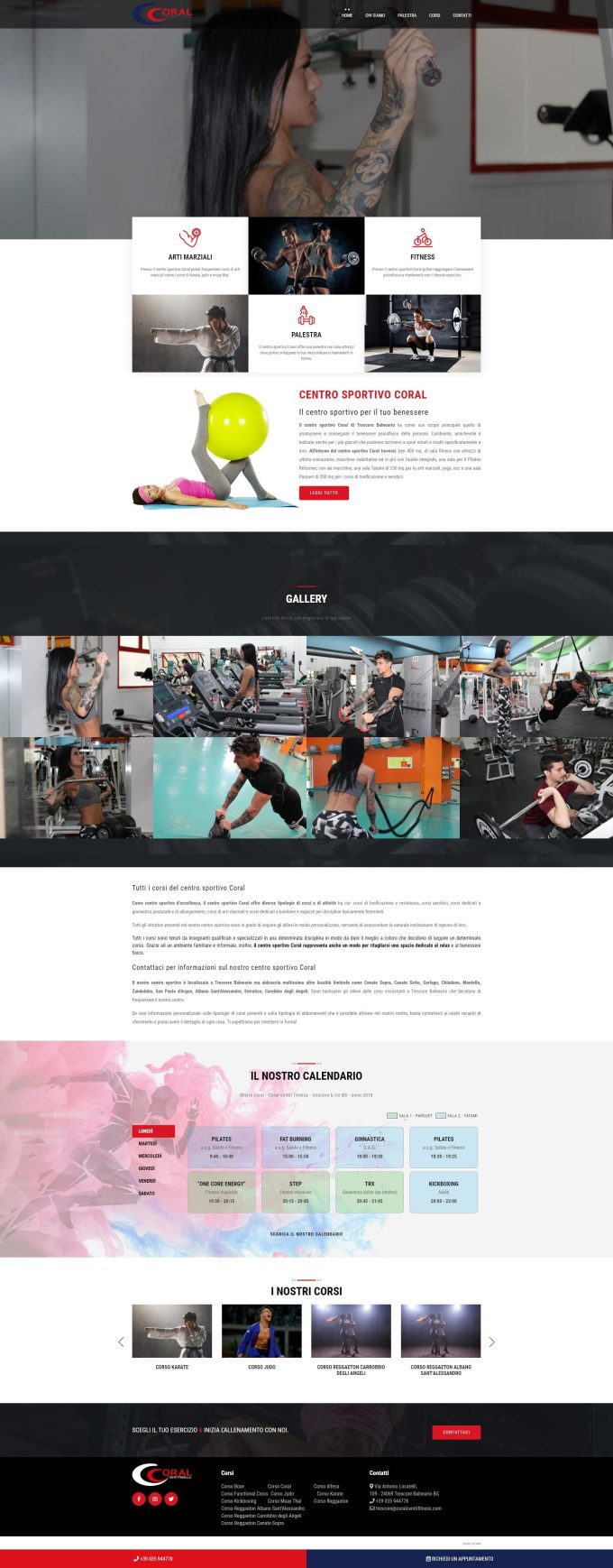 Coral Fitness – Centro sportivo Trescore Balneario